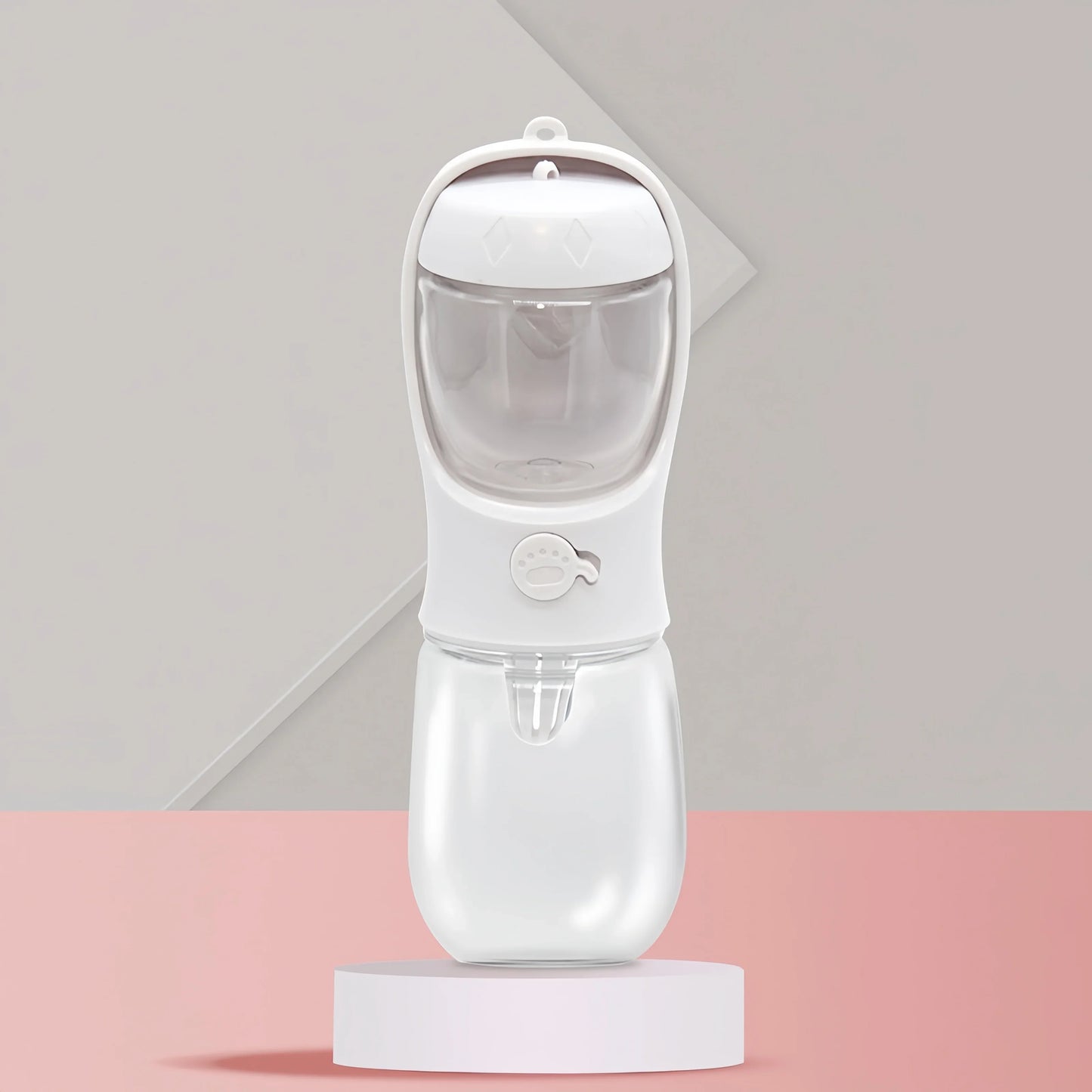 Portable Pet Water Bottle Dispenser Auto Feature Plastic Bowl for Dog Travel Food Grade Material Puppy Water Cup