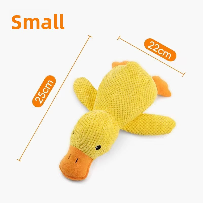 Dog Toy Stomping Duck Bite Resistant Grinding Teeth Cleaning Large Dog Interactive Entertainment Puppy Boredom Pet Plush Toy