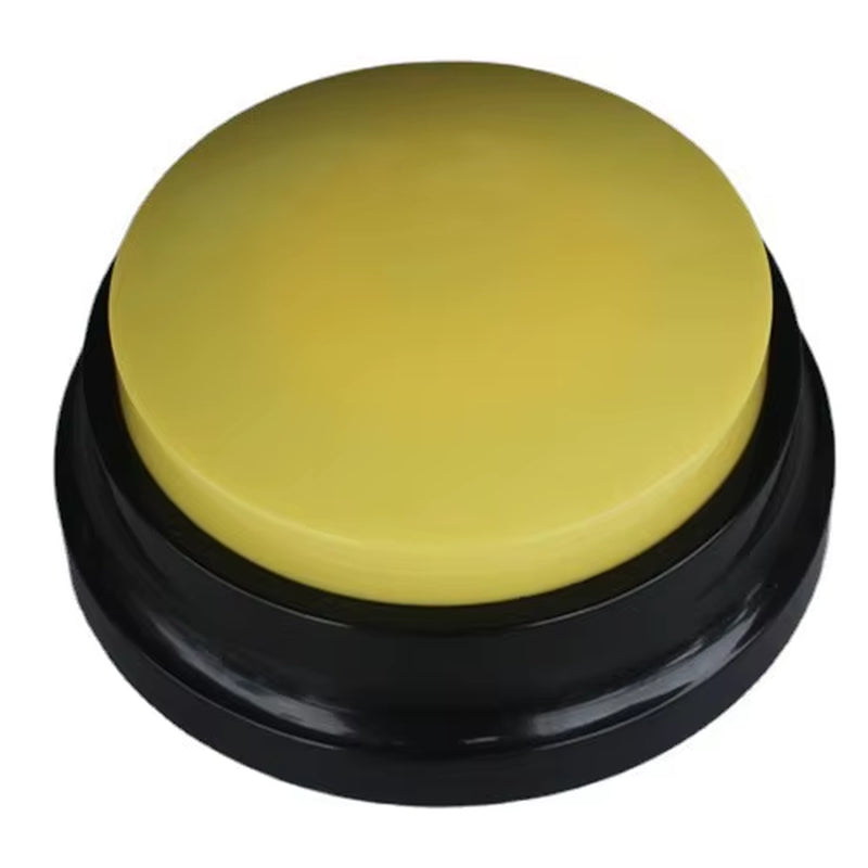 Voice Recording Button, Dog Buttons for Communication Pet Training Buzzer, 30 Second Record & Playback Recordable Buttons
