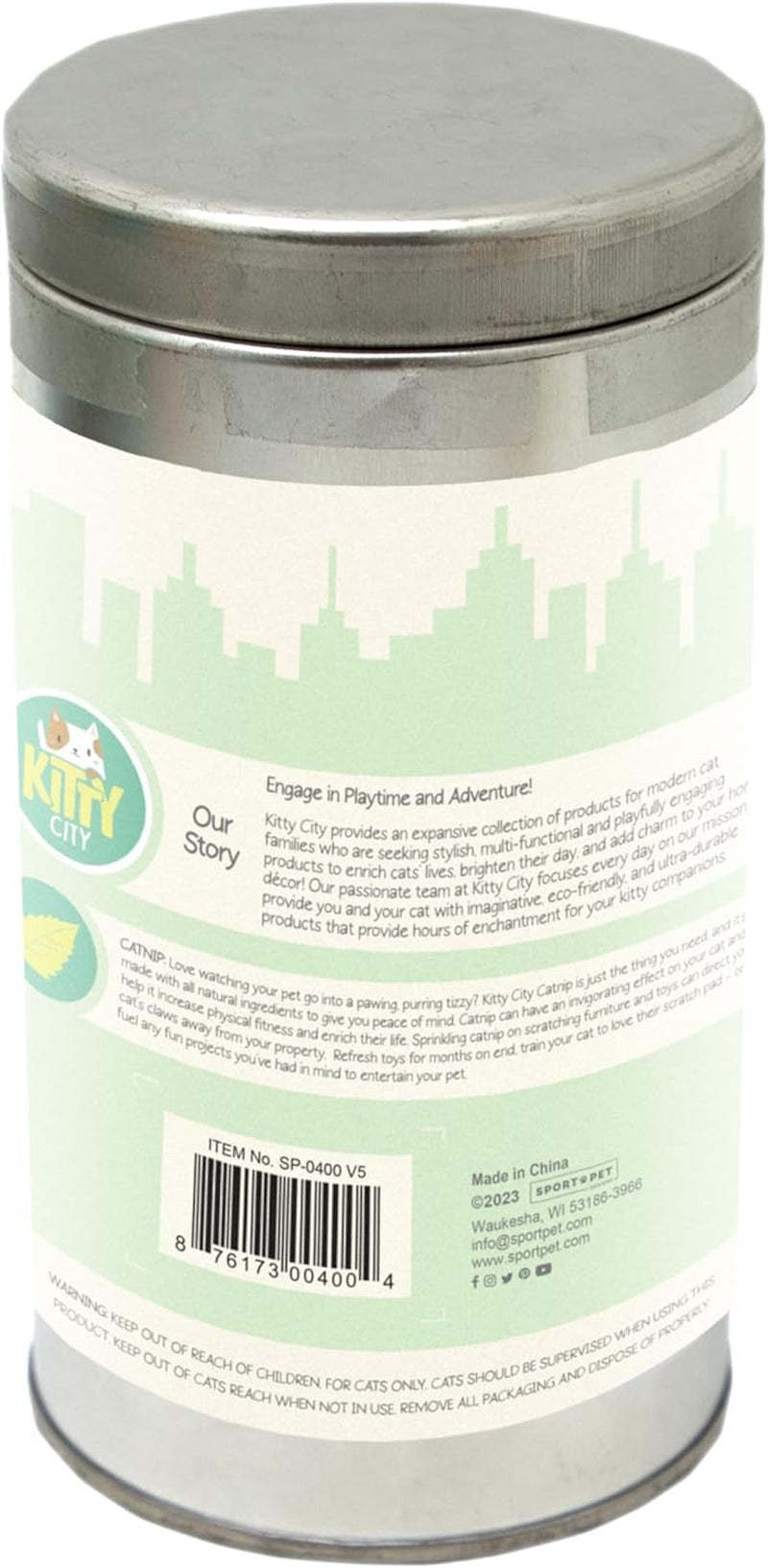 Cat Premium Natural Catnip Collection, Catnip Tin