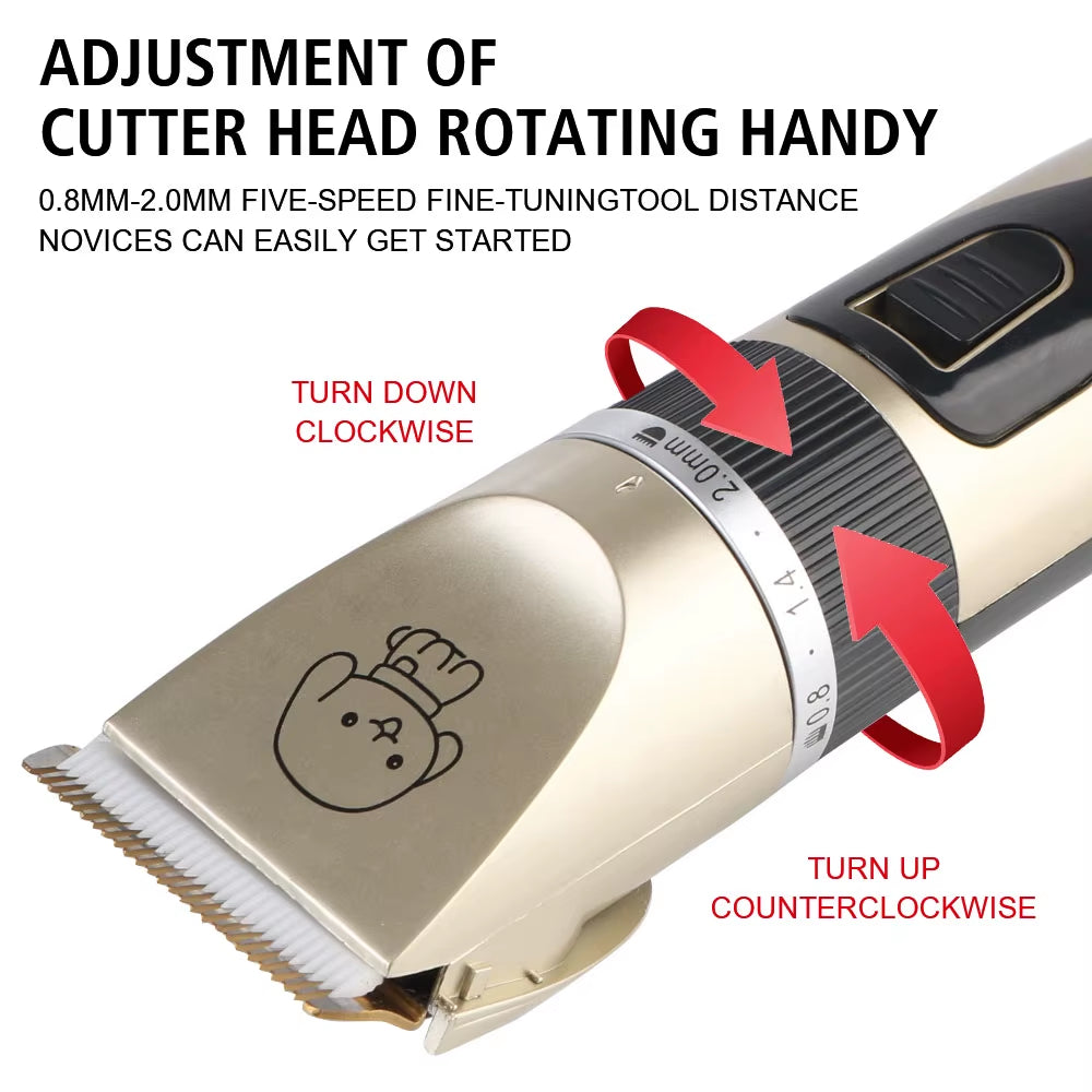 Pet Supplies Pet Hair Clipper Electric Scissors Haircut Trimmer Shaver Set for Rabbit Dog Cat Puppy Grooming Clipper Cutter