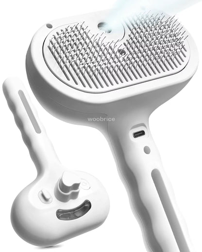 Steam Brush for Cats and Dogs Electric Vapor Tool with Vapor Function, Pet Grooming Pet Hair Remover Cat and Dog Accessories