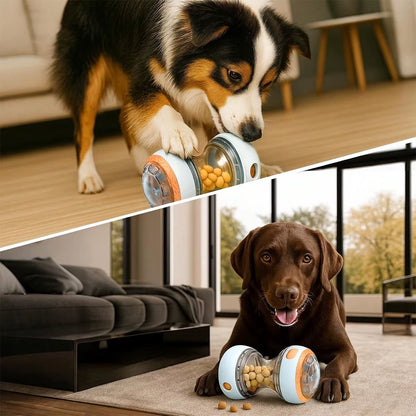 Interactive Dog Treat Dispenser Toy Dog Puzzle Rolling Leak Food Ball Toy Durable Chew Tooth Healthy Ball Suitable for All Breed