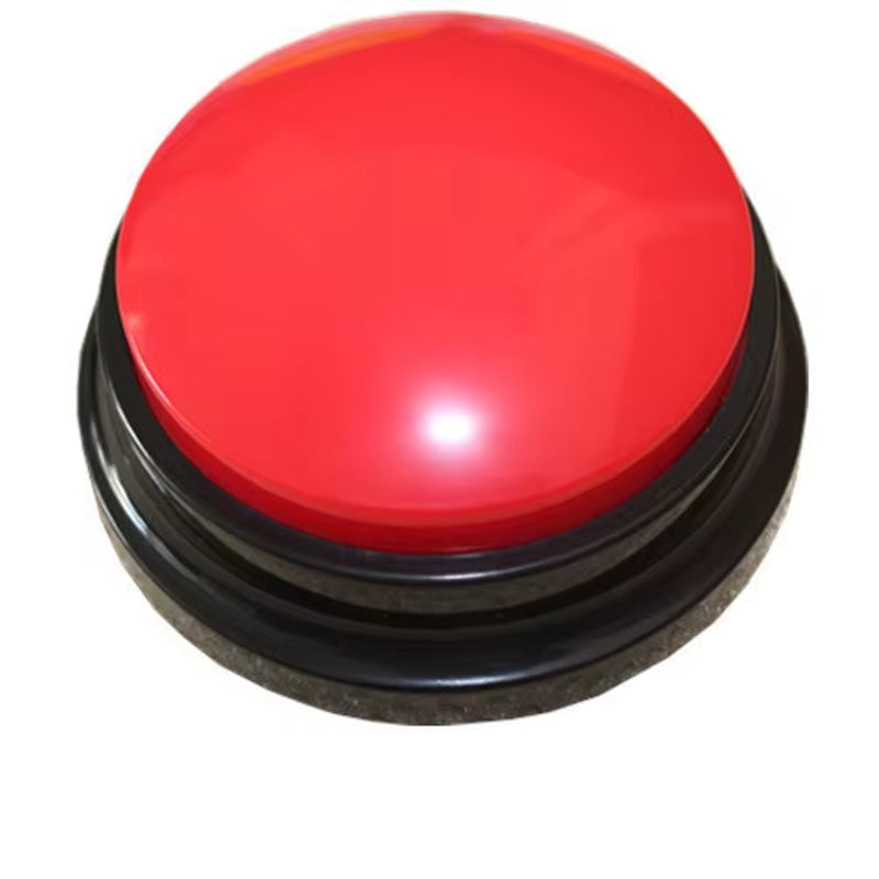 Voice Recording Button, Dog Buttons for Communication Pet Training Buzzer, 30 Second Record & Playback Recordable Buttons