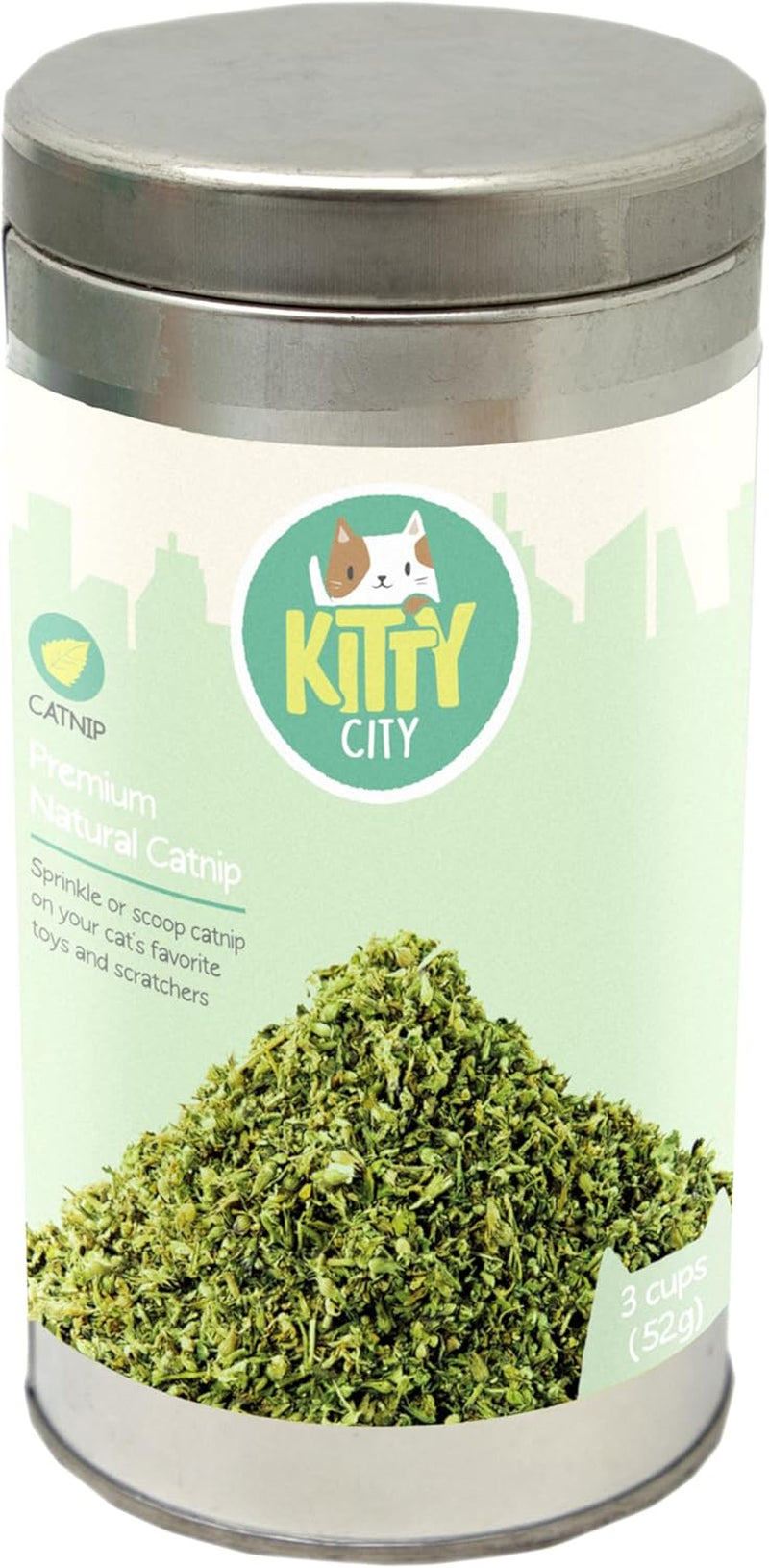 Cat Premium Natural Catnip Collection, Catnip Tin