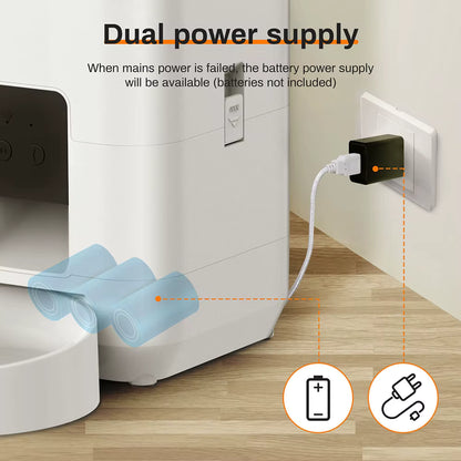 Automatic Pet Feeder (2L Capacity, Smart Control Camera)