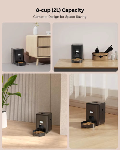 Automatic Pet Feeder (2L Capacity, Smart Control Camera)