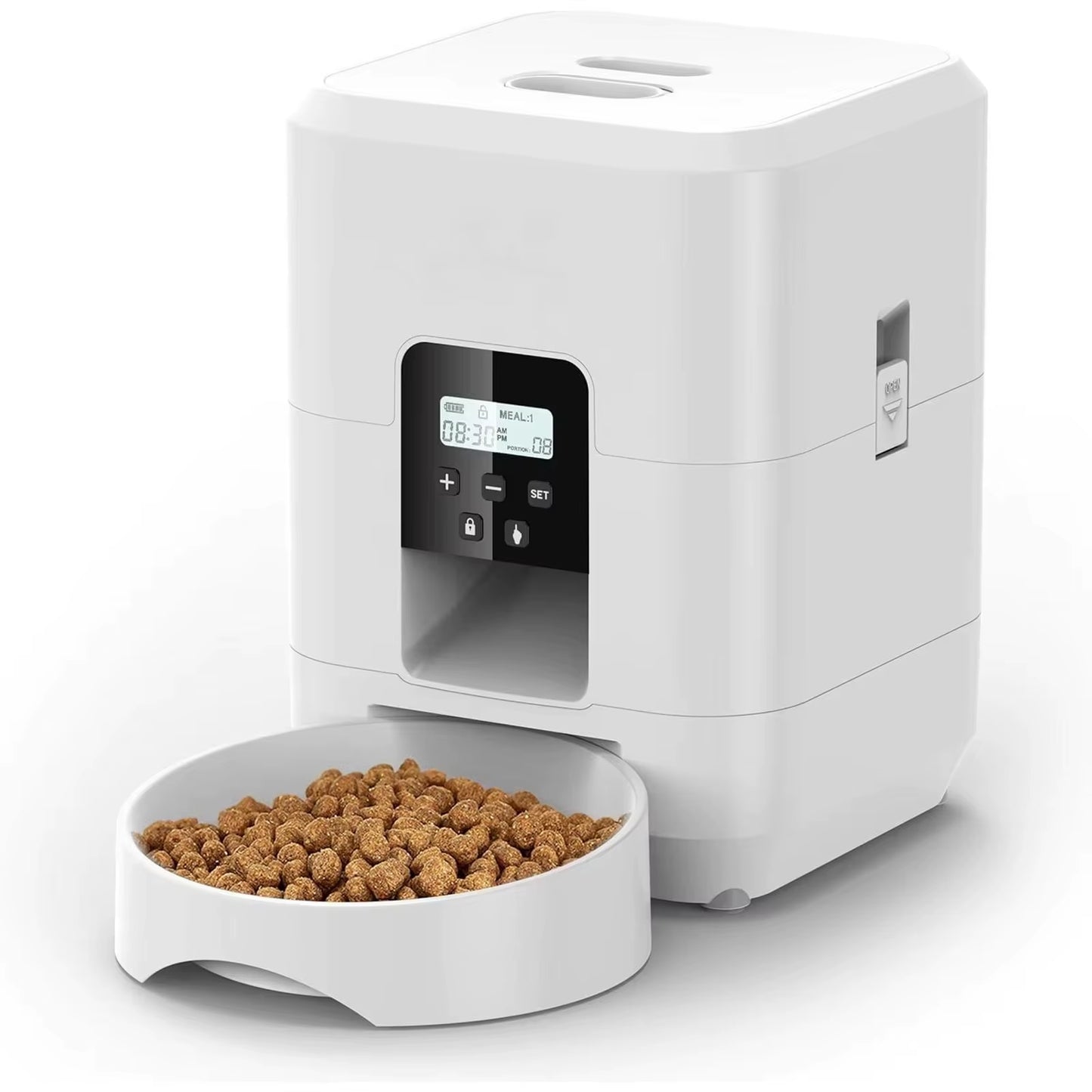2L Portable Plastic Smart Pet Feeder with Camera Night Vision 2.4G Wifi Automatic Cat Feeder for Dog Food Dispenser