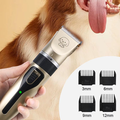 Pet Supplies Pet Hair Clipper Electric Scissors Haircut Trimmer Shaver Set for Rabbit Dog Cat Puppy Grooming Clipper Cutter