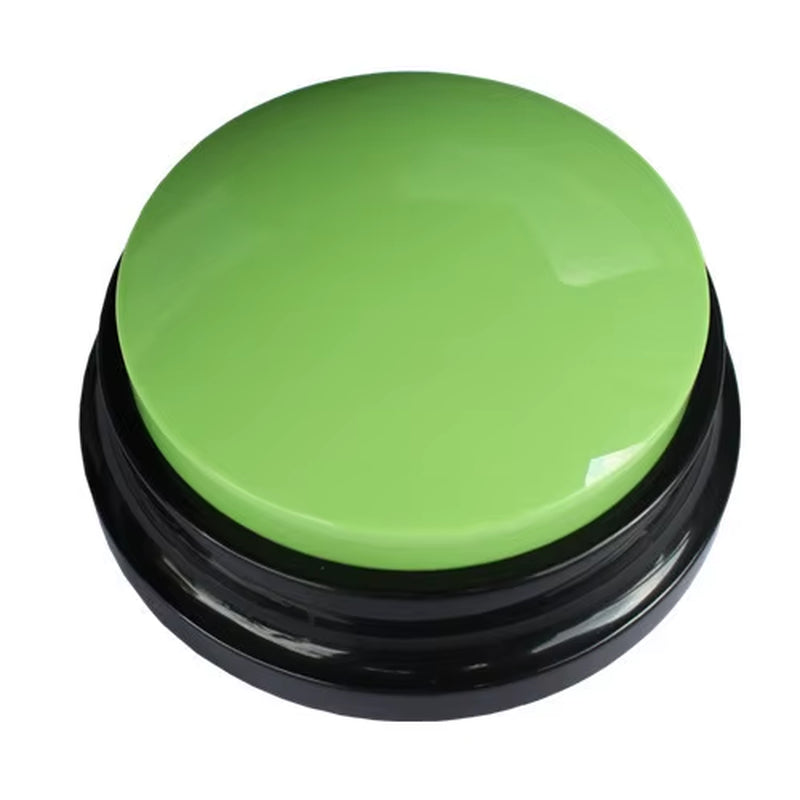 Voice Recording Button, Dog Buttons for Communication Pet Training Buzzer, 30 Second Record & Playback Recordable Buttons