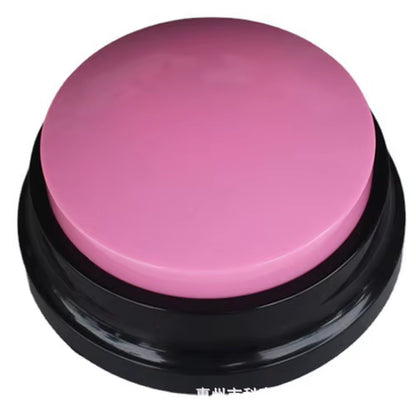 Voice Recording Button, Dog Buttons for Communication Pet Training Buzzer, 30 Second Record & Playback Recordable Buttons