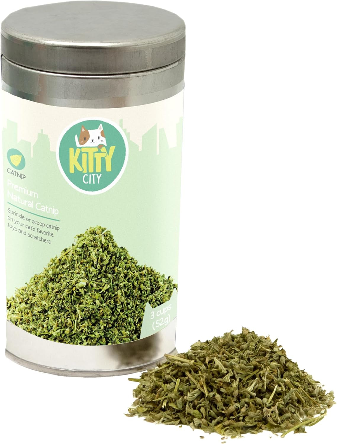 Cat Premium Natural Catnip Collection, Catnip Tin