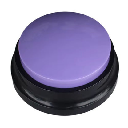 Voice Recording Button, Dog Buttons for Communication Pet Training Buzzer, 30 Second Record & Playback Recordable Buttons