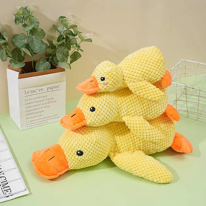 Dog Toy Stomping Duck Bite Resistant Grinding Teeth Cleaning Large Dog Interactive Entertainment Puppy Boredom Pet Plush Toy