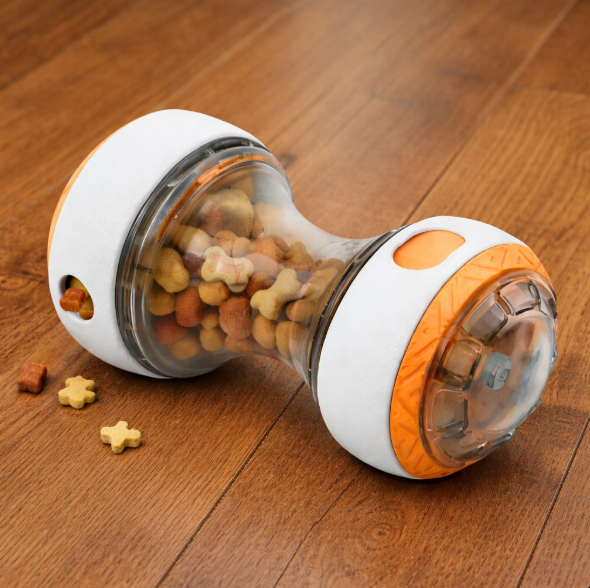 Interactive Dog Treat Dispenser Toy Dog Puzzle Rolling Leak Food Ball Toy Durable Chew Tooth Healthy Ball Suitable for All Breed